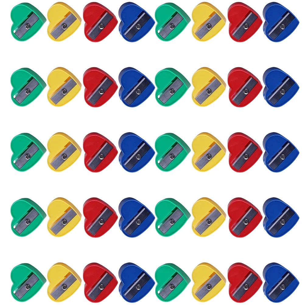 

40 Pcs Pencil for Kids Sharpener Gifts School Supplies Modeling Sharpeners Bulk Child Carpenter