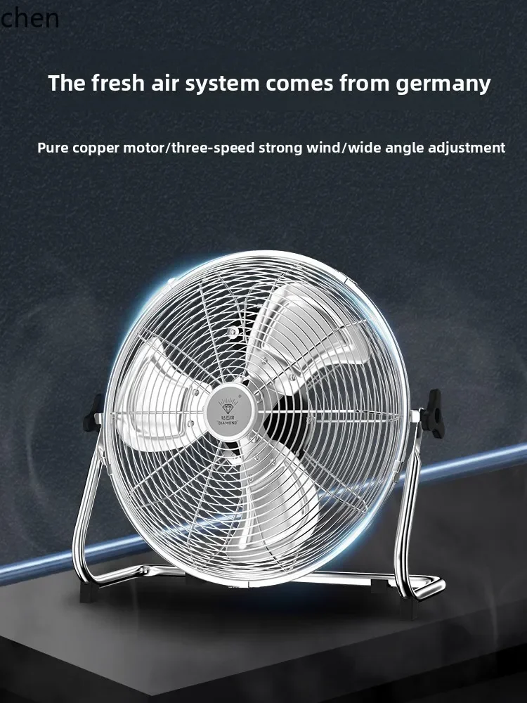 Z31- Diamond Brand Electric Fan Powerful Industrial Desktop High Power Sitting and Climbing Floor Fan