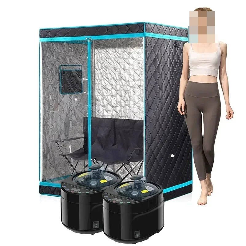 

Full Size 2 Person Sauna Tent Portable Steam Sauna Tent for Home Relaxation Physical Therapy
