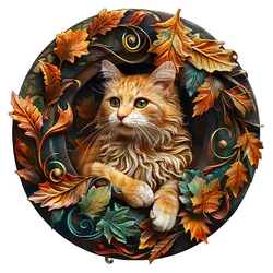 A unique adult stress relief gift, irregular animal shaped wooden puzzle, decorative art painting, tabletop game magic puzzle
