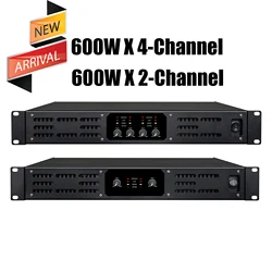 Leicozic Audio Amplifier 600W Professional Power Amplifier 800W 4 Channel Amps 2-Channel Stereo Amplificador Stage Sound System
