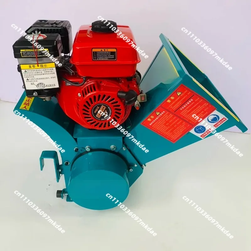 Portable fuel truck branch straw grass vegetable crusher, guillotine grinder