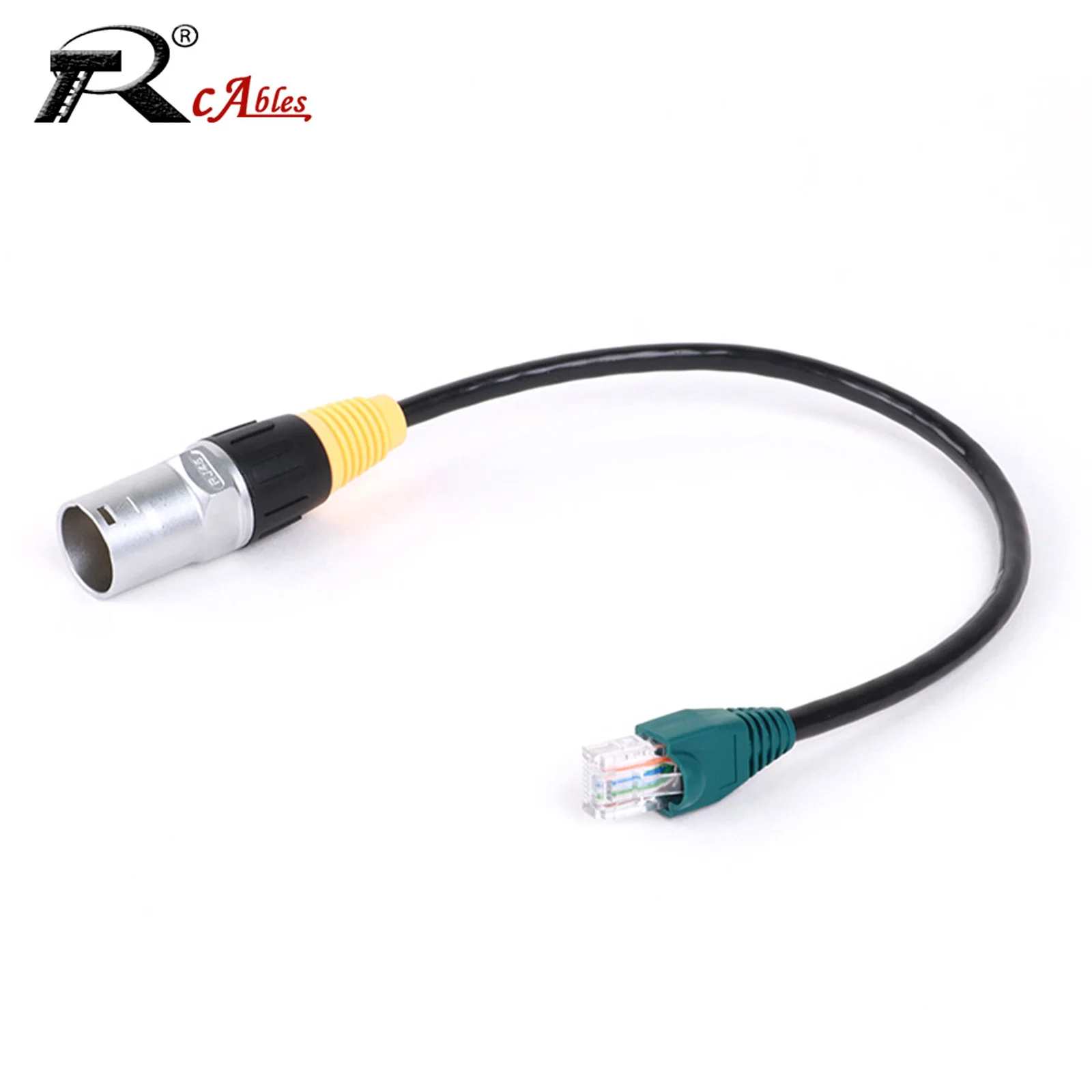 

0.3M-100M Cat5e Ethernet Cable Outdoor&Indoor High Speed Cat5e LAN Network Cable with Zinc alloy RJ45 Connector for LED Stage