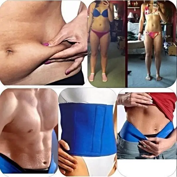Neoprene Waist Wrap Compression Ab Training Belt for Exercise Belly Slimming and Support for Men Women
