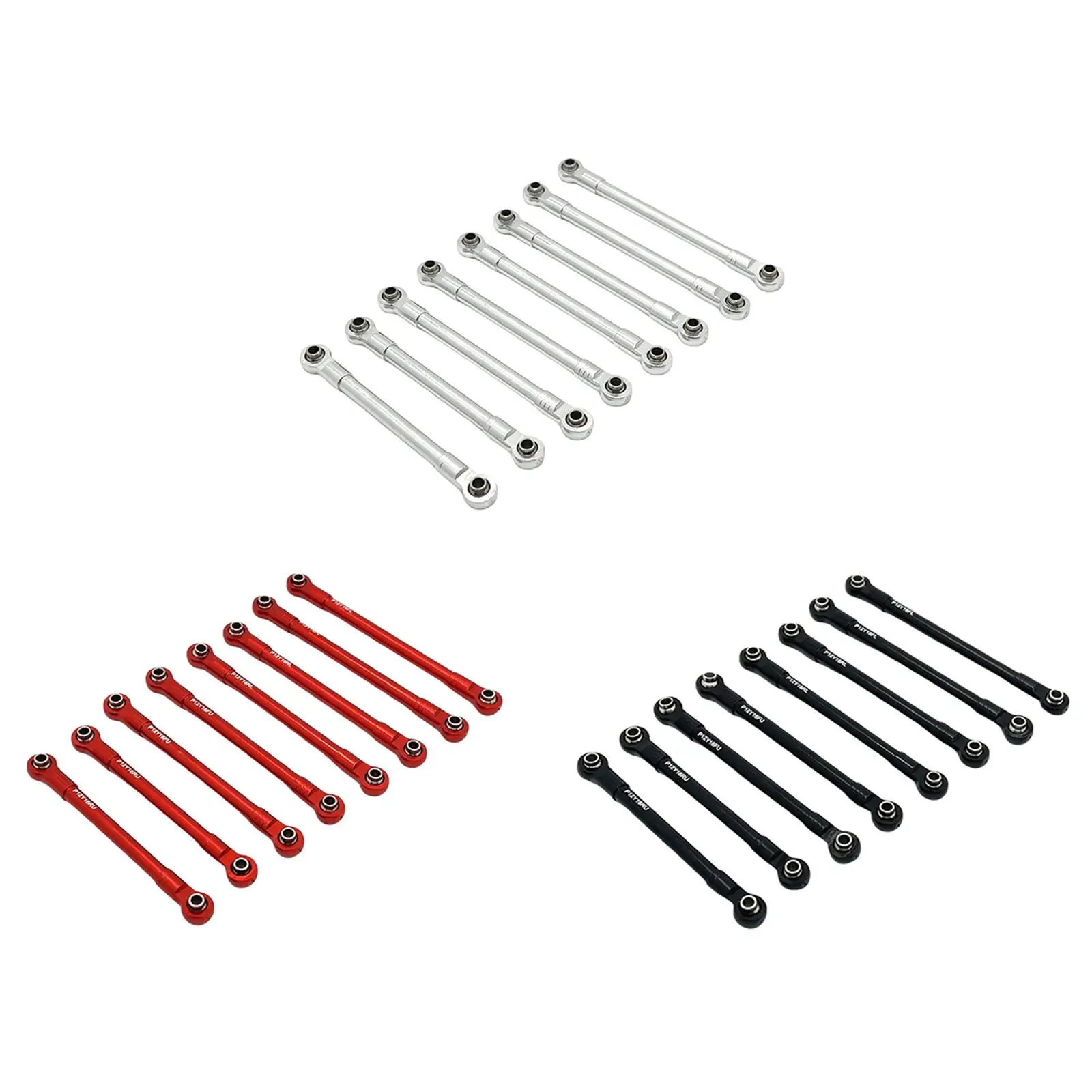 

8Pcs RC Car Chassis Fixing Rod DIY Modified 6061 Aluminum for 1/12 H12Y+