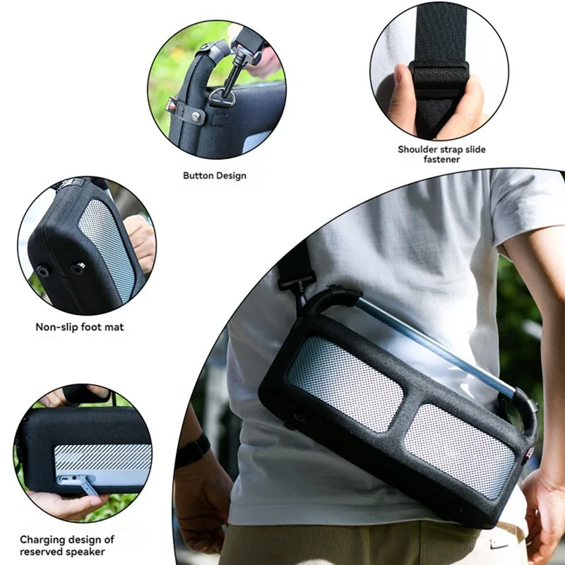 Smart-TXESIGN EVA housse de voyage extérieure avec bandoulière pour haut-parleur Soundcore Motion X600 haut-parleur sans fil Motton X600