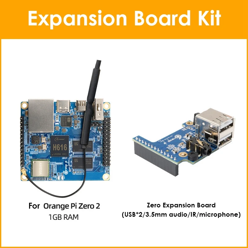 

HOT SALE For Orange Pi Zero 2 Development Board Allwinner H616 Chip Cortex-A53 Quad Core Development Board With Expanding Board