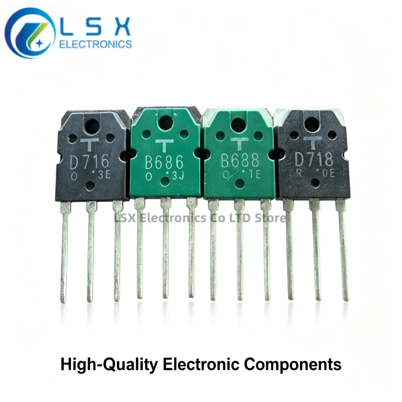 5pairs-10pairs 2SB688 2SD718 2SB686 2SD716 B688 D718 B686 D716 Audio Amplifier Tube TO-3P