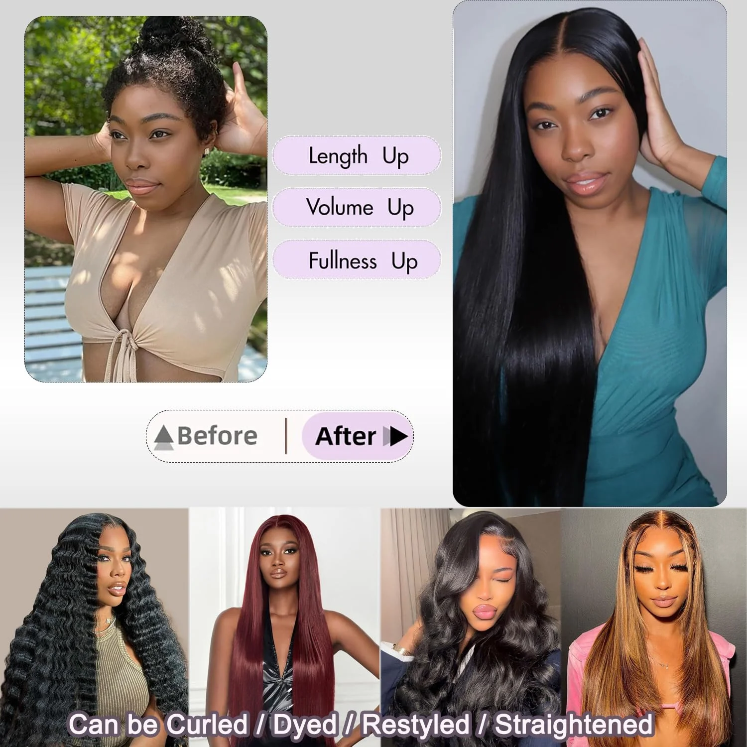 15A Human Hair Bundles 22 24 26 28 Inch Bone Straight Bundles Human Hair 100% Unprocessed Brazilian Virgin Hair Quick Weave Extensions Natural Black