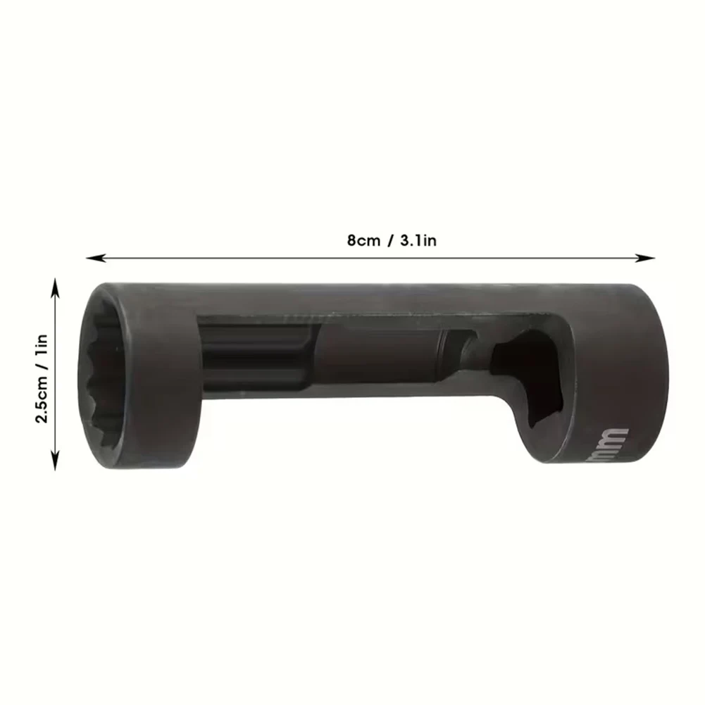 

Suspension Strut Socket Tool with 1/2 Inch Drive and 12 Point Grip for Shock Absorber Nut Service on Most Vehicles