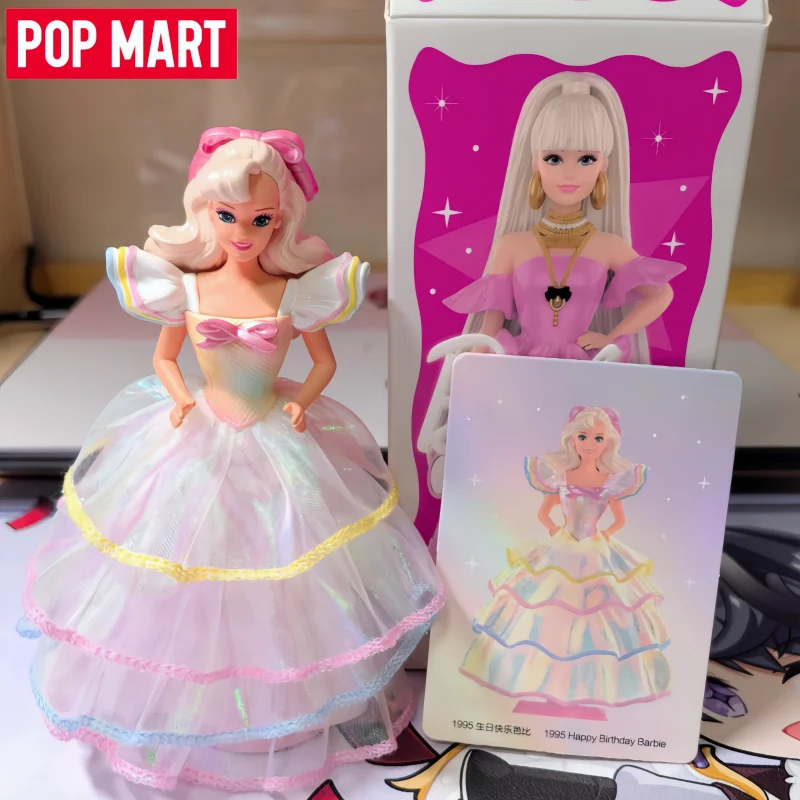 Hot Original POP MART Barbie Style Collection Series 2018 Ballet Wishes 2022 Extra 1995 Mermaid Collectible Figure Toy Gift