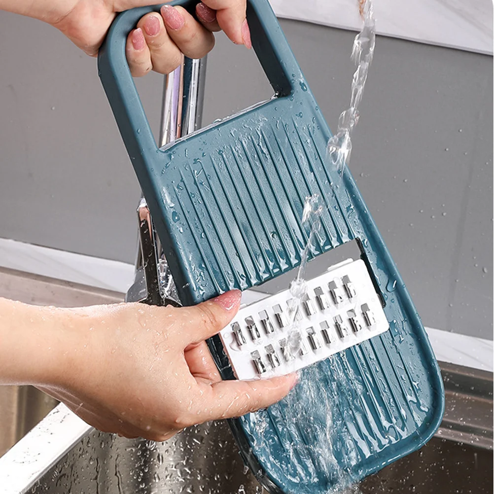 

Vegetable Chopper Manual 4-Blade Multifunctional Slicer Shredder Cutter Kitchen Vegetable Grater Food Dicer Fruit Slicers