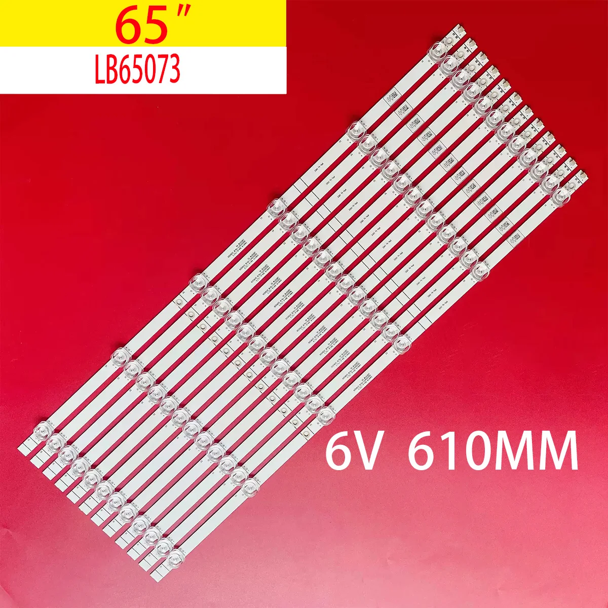 

6LED LED Backlight Strip For Hisense H65AE6030 H65AE600 H65AE6000 H65A6100 H65A6140 H65AE6100 TV LC-65Q6020U LB65073 V0