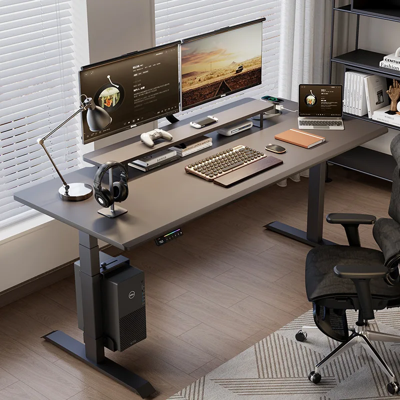 

Electric lifting table, smart work desktop double e-sports table, office desk