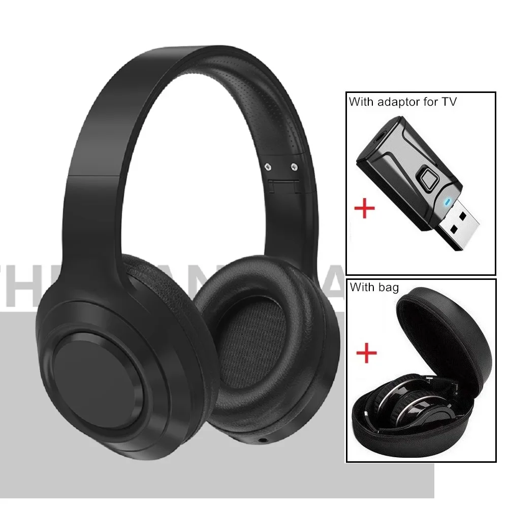 سماعات التلفزيون الخوذات اللاسلكية هاتف أندرويد سماعة رأس بخاصية البلوتوث الكمبيوتر اللوحي محول بلوتوث مقاوم للماء حقيبة حمل الألعاب مع هيئة التصنيع العسكري