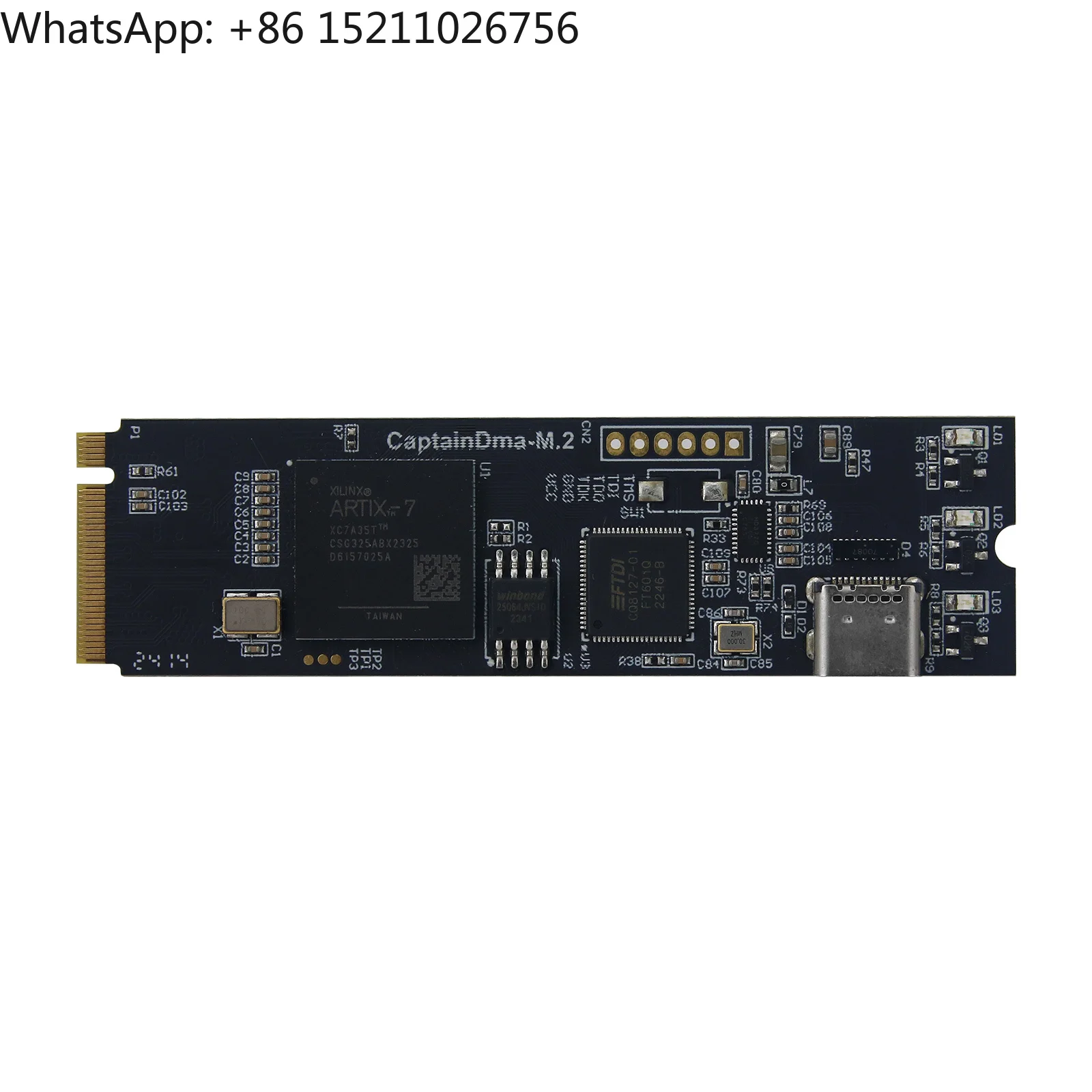 CapDMA M2 High Speed DMA Board Direct Memory Access Board PC External Development Board with Pre-flashed Customized Firmware