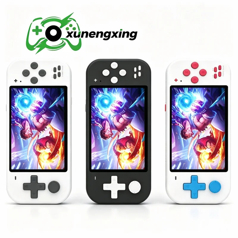 Retro Handheld Game Console X20 mini 4.3 Inch Screen Panda Color Portable Arcade Game Player 8GB 32GB Built-in 10000 Free Games