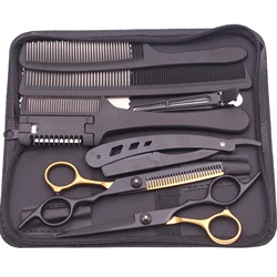 6.0'' Inches Hair Scissors Professional Cutting Shears Thinning Hairdressing Haircut Set Salon Barber & Home Japanese Steel 1001