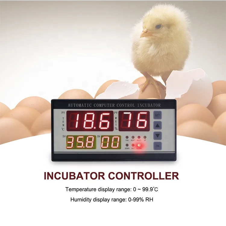 China incubator Controller 17.5*10*11.5cm digital automatic small egg incubator thermostat controller for humidity Temperature