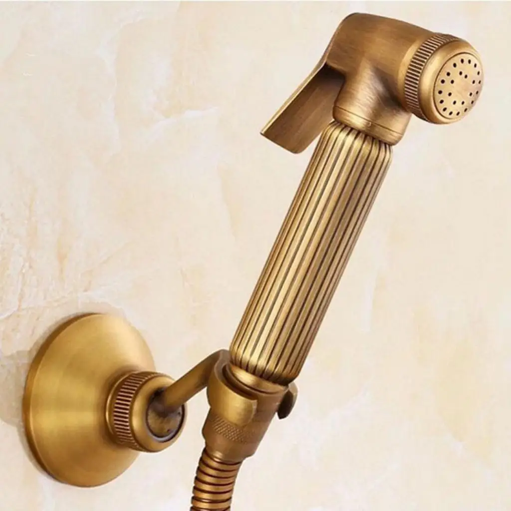 Copper Handheld Toilet Bidet Sprayer Diaper Sprayer More hygienic~Bronze