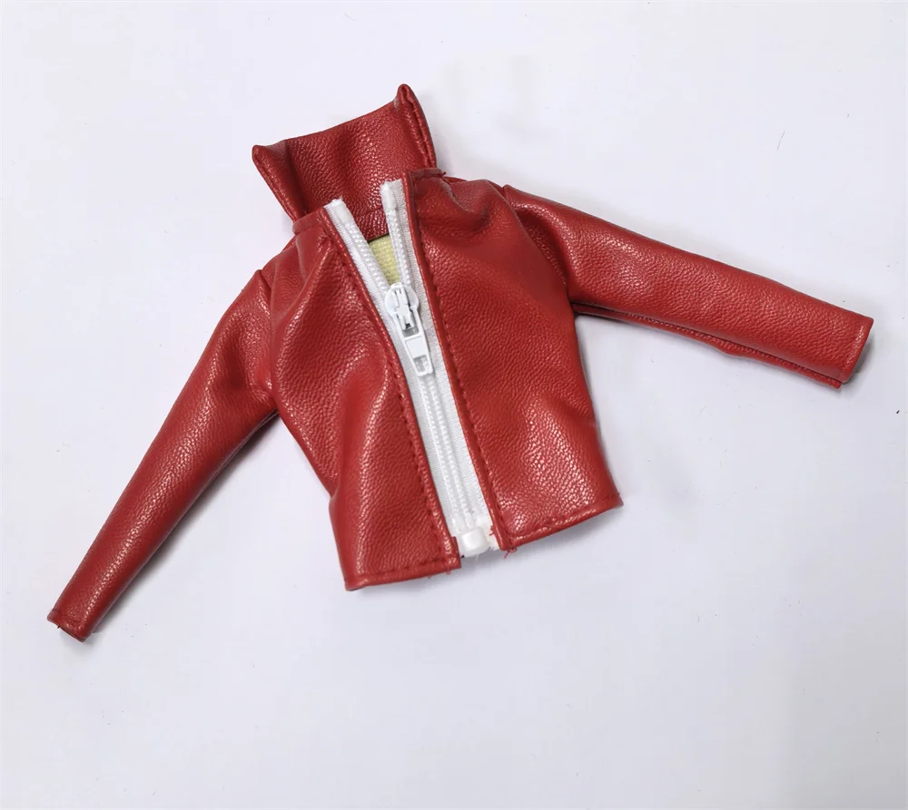 Handmade Doll Clothes Zipper Leather Jacket for 11.5 inch 30cm Doll Clothes Doll Accessories Many Style for Choice - view 6