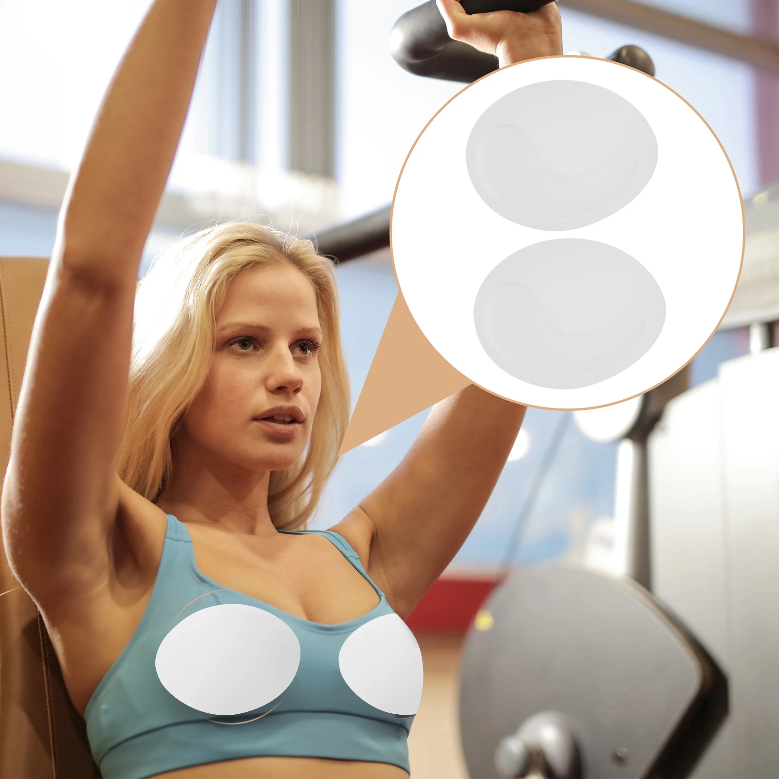 

Bra Chest Pad Cups Inserts Sponge Pads Sports Well Padded Bra Liners 3 Pairs Lightweight Breathable Non Slip Enhance Shape