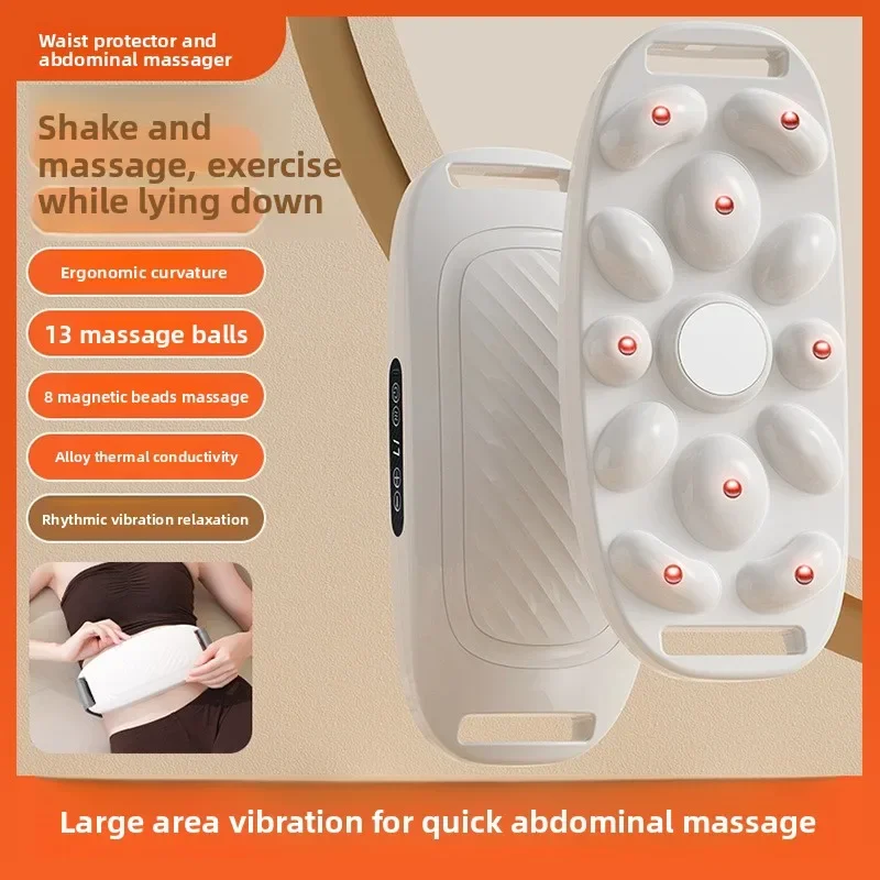 Lazy Fat Throwing Machine Household LCD Display Vibration Belly Throwing Machine Abdominal Rubbing Instrument Abdominal Massager