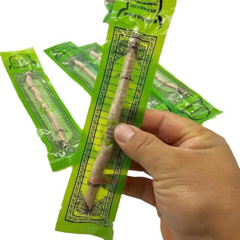 1Pcs Natural Miswak Toothbrush Stick, Ancient Teeth Whitening Stick for Travel Use & Daily Oral Health Care