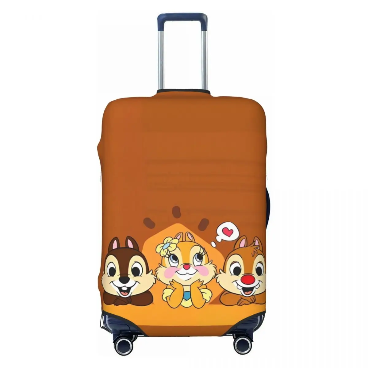 

Милый чехол для чемодана в стиле аниме «Чип и Дейл Фанарт», аксессуары для багажа, защита круизной поездки