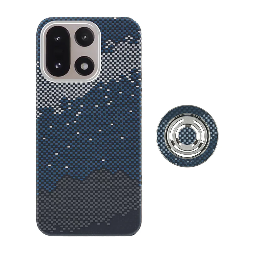 Voor OnePlus 15-telefoonhoesje Kevlar aramidevezel harde schaal koolstofvezel ultradunne lichtgewicht magnetische zakelijke beschermhoes