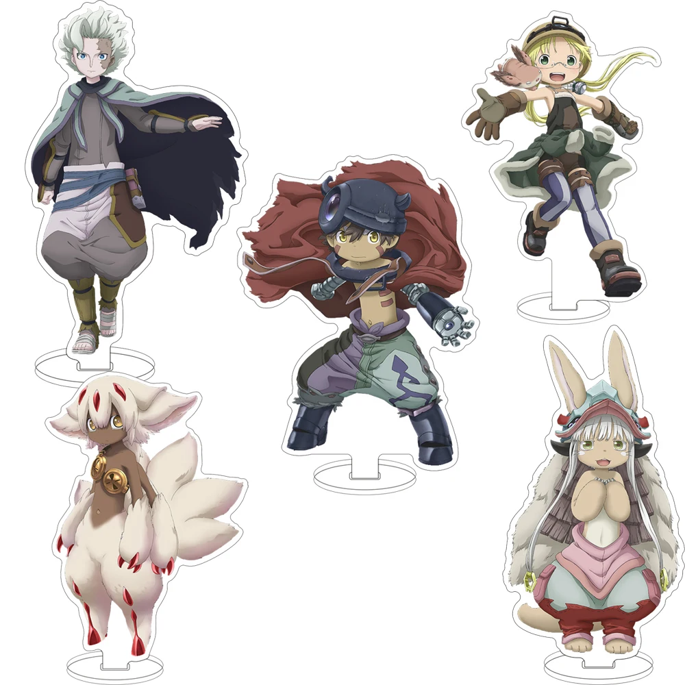 15CM Hot Anime Made in Abyss Acrylic Stand Model Cosplay Characters Ornament Accessories Goods Collection Gifts