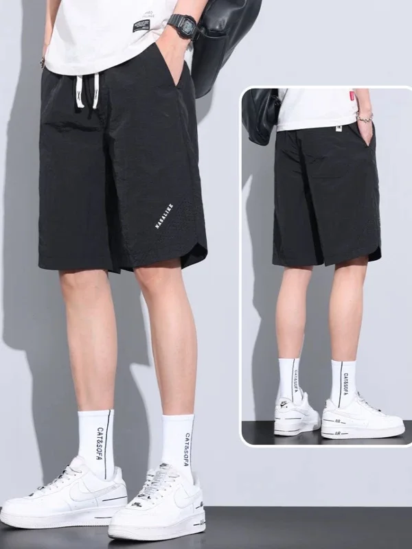 

Summer Outdoor Sports orts Men's Loose Ice Silk Qui Dry Lightweight Casual Pants Breathable Comfortable Thin Model orts