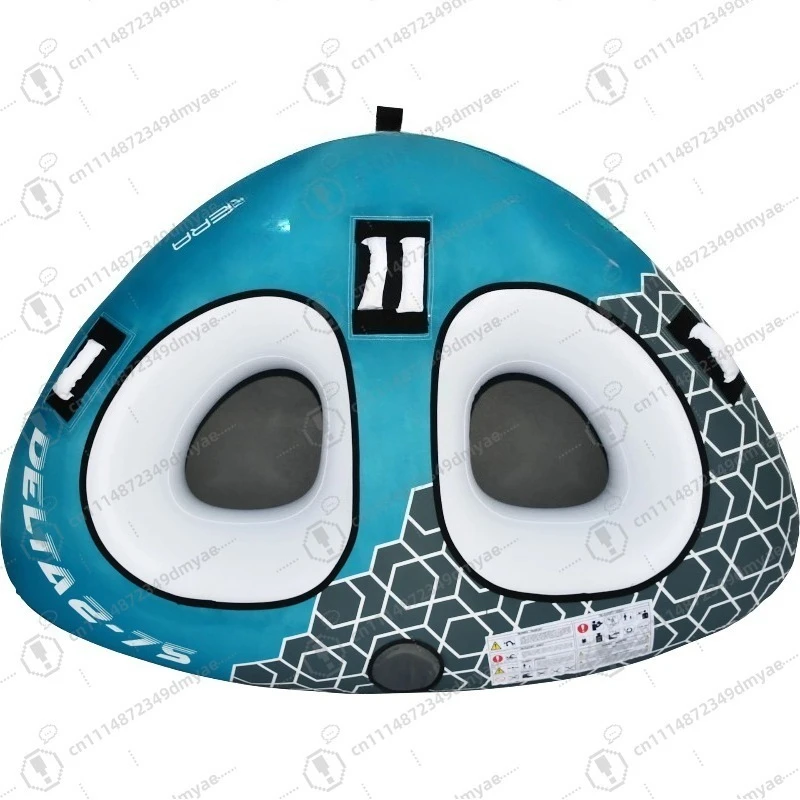 Water Sport Inflatable Towable Ring Boat Towing Floating Sled Inflatable Hovercraft For Speedboat Outdoor Sea Recreation