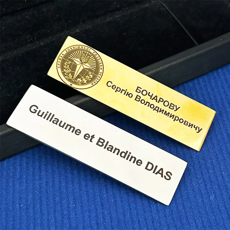 

Индивидуальный размер 7 * 2 см, персонализированный номер дома с гравировкой текста, самоклеящийся, для почтового ящика, идентификационный знак для двери, брошь из нержавеющей стали, табличка с именем для почтового ящика