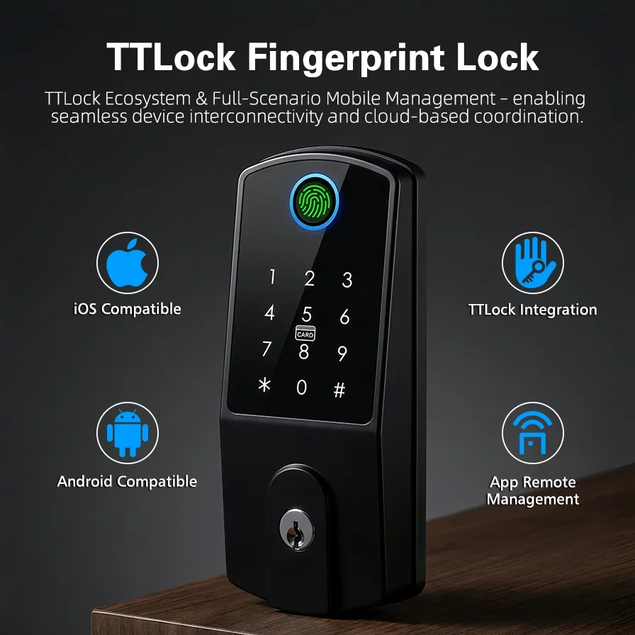 TTLock Smart Fingerprint Lock Biometric Access Control for H