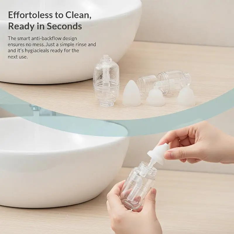 1 Set Hand Pump Baby Nasal Aspirator Nose Sucker Quiet Manual Nose Suctioners For Babies Baby Nasal Sucker Aspirator Snot