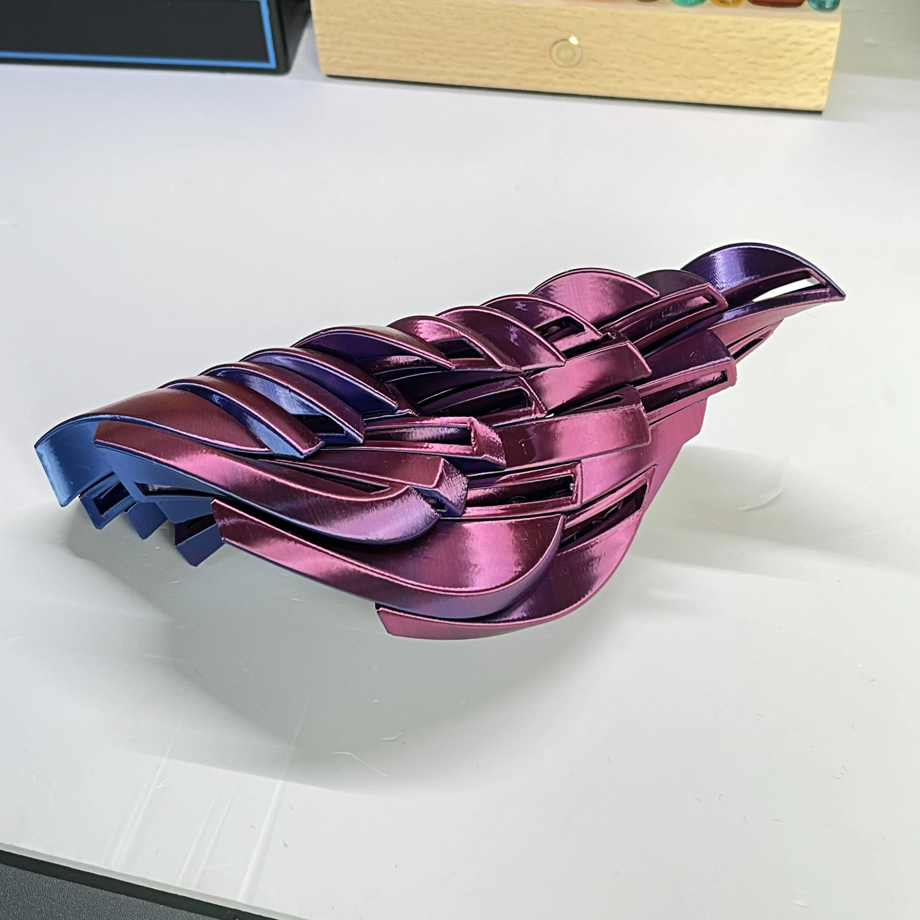 3D Printed Slime Fluid Hemisphere Fidget Toy, Stress Relief Desk Toy image 5