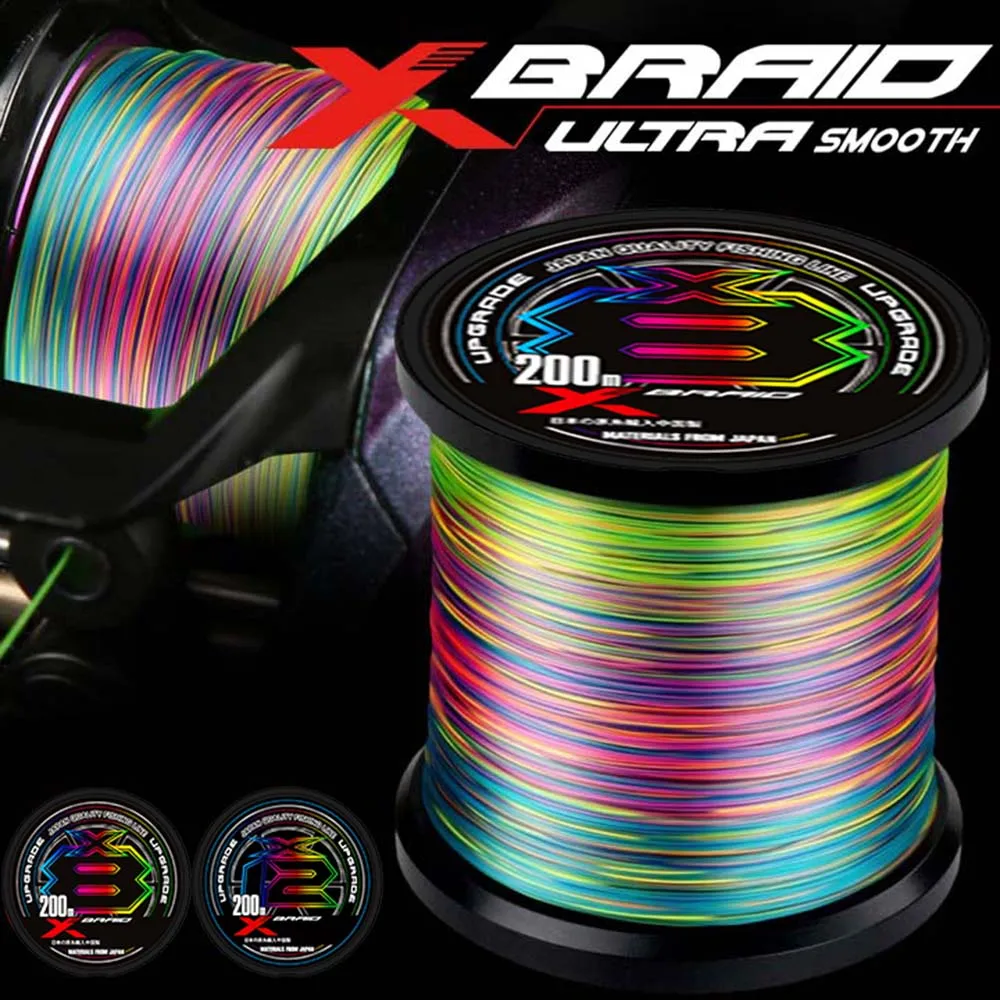 

Japan Upgrade X8 Strands Braided Fishing Line 300M High Stength Multifilament PE Line for Carp Fishing Satlwater pesca 100m 500m