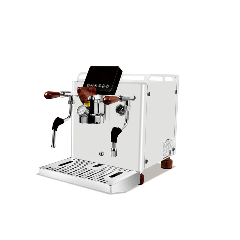 Commercial Espresso Machine 9 Bar Rotary Pump E61 Brewing Head Coffee Machine 3200W Double Boiler Coffee Maker