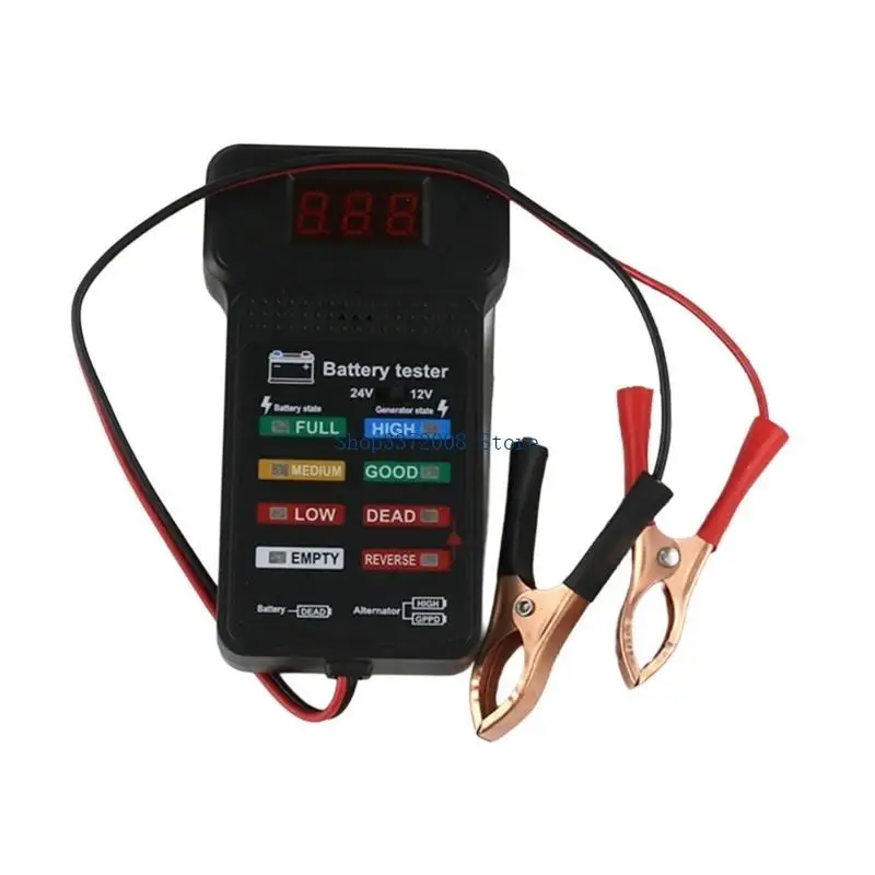 Comprehensive Battery Testing Solution Electrical Health Assessment Vehicle Battery Analyzers for 12/24V Vehicles