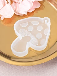 1PC 4x5cm Mushroom Shaped Silicone Mold DIY Jewelry Earring Pendant Keychain Crystal Crafts Casting Tools