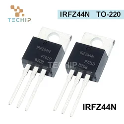 10 pezzi IRFZ44N IRFZ44 MOSFET di potenza TO-220 transistor