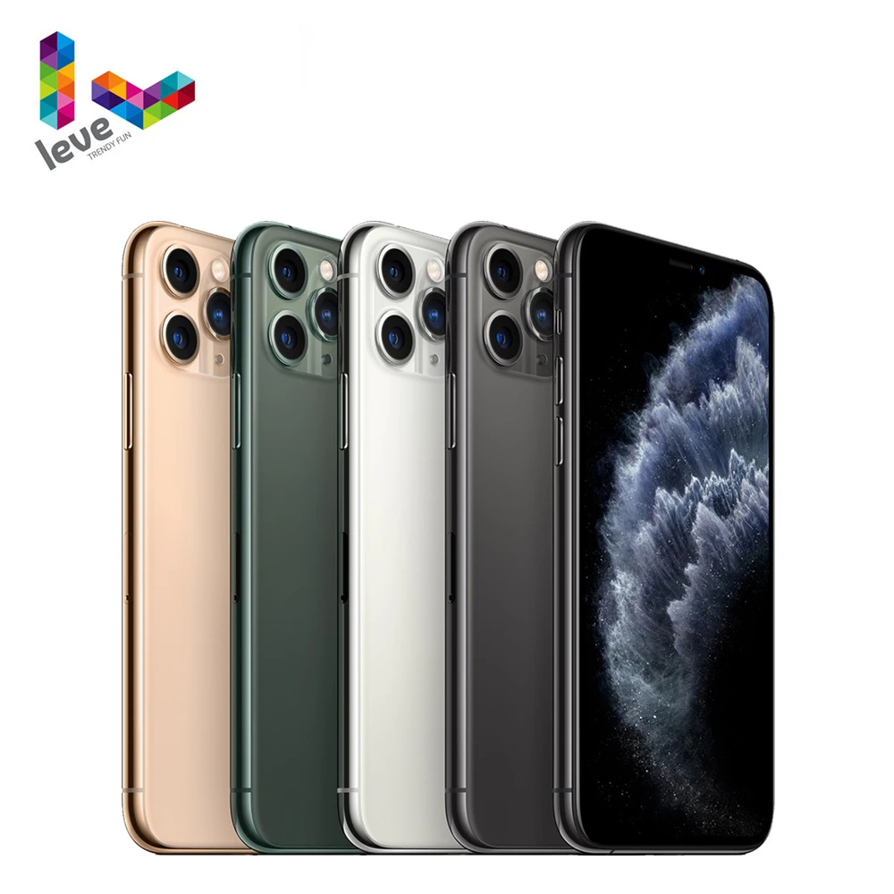 

Apple iPhone 11 Pro Original iOS Mobile Phone 5.8" A13 Bionic 4GB RAM 64GB/256GB ROM Hexa Core 3 Cameras NFC 4G LTE Cellphone