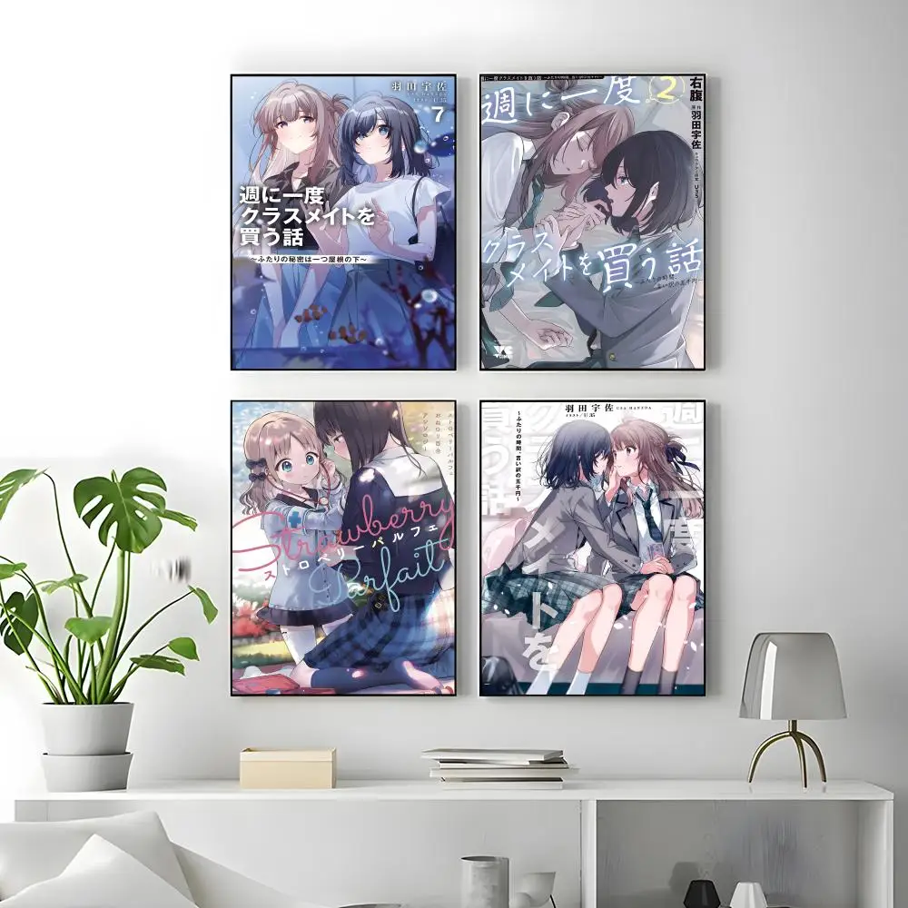 anime I Buy My Classmate Once a Week Poster Classic poster and wall art prints are suitable for living rooms, bedrooms,and home