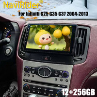 For Infiniti G25 G35 G37 2004-2013 Android 15 GPS Navigation 9 Inch Car Radio 4G Auto CarPlay Stereo Multimedia Player Head Unit