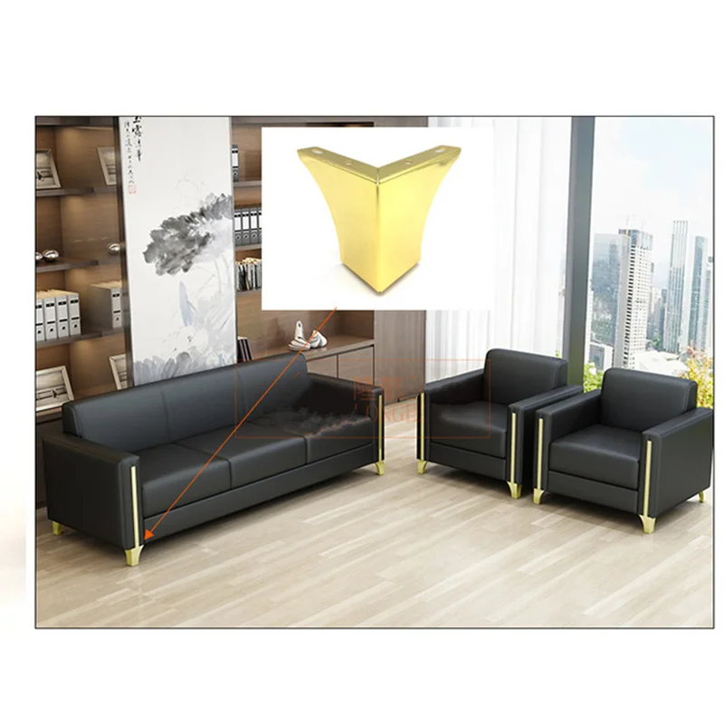4 Stuks Metalen Meubelen Ondersteuning Benen Met Rubber Voeten Pad Gesneden Decal Decoratieve Tafel Kast Voet Sofa Meubels Niveau Hardware