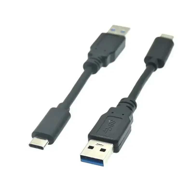 10cm 0.3m 1m 5M 3A 65w USB 3.0 typ C krótki kabel kabel przewód do ładowania danych USBC do tabletu telefon komórkowy napęd dysku aparat