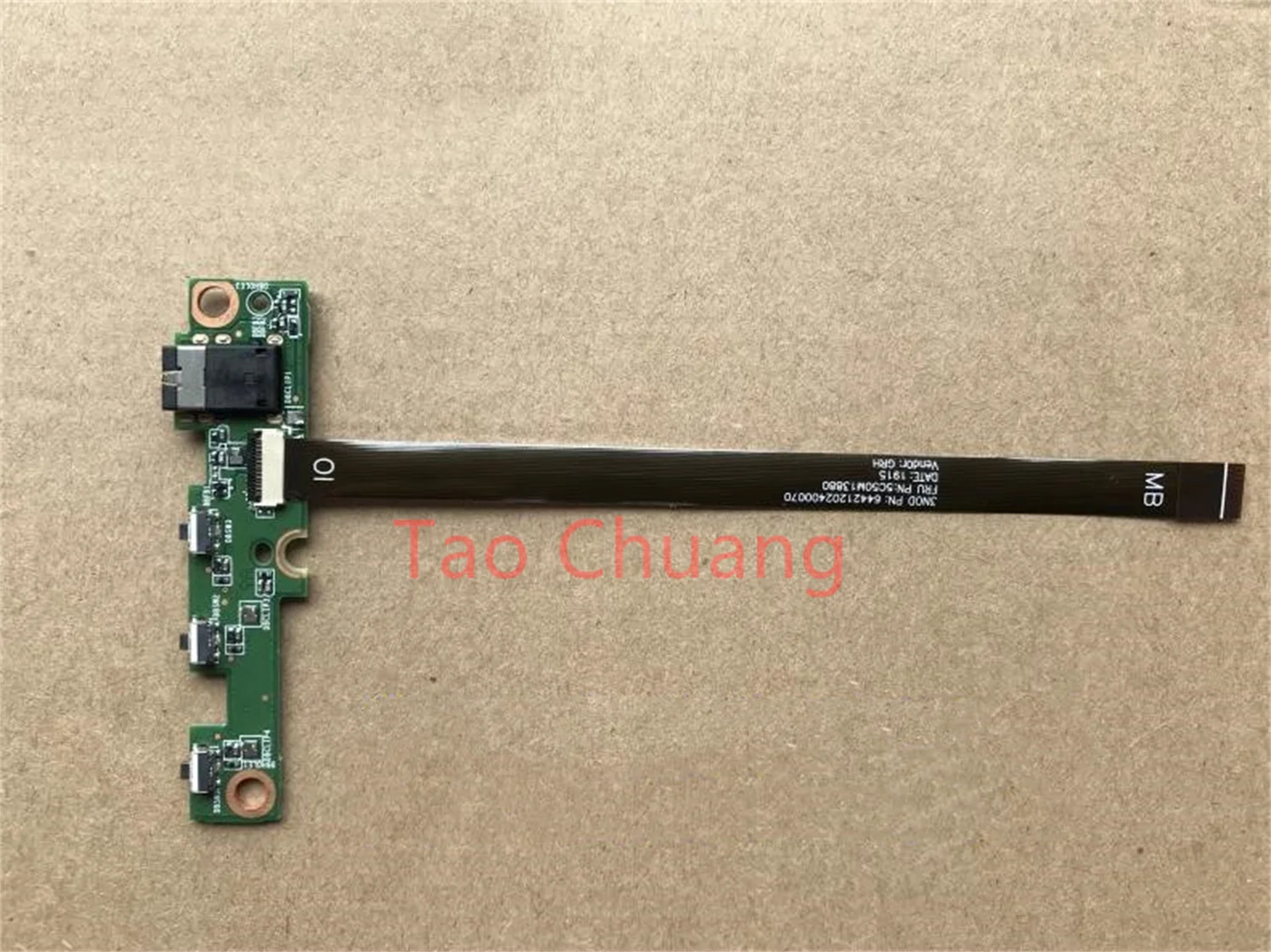 FOR Lenovo MIIX510 MIIX 510-12ISK IKB MiiX 520-12ISK IKB Audio Power Switch Button Board PN 431202436010