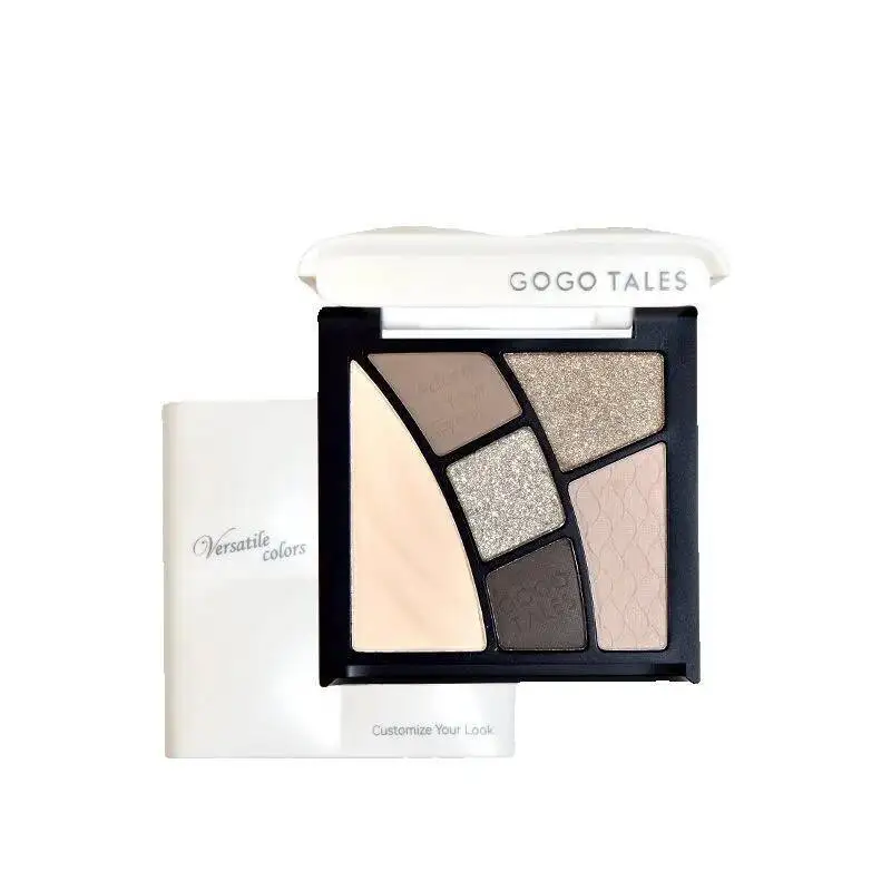 

Gogo Dance Six-Color Eyeshadow Palette New High-End Earth Tone Contour Beginner Affordable Student Multi-Color Series Autumn