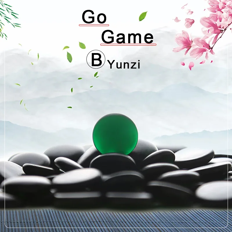 New Yunzi B Go Chess Pieces 2.2cm For 19 Road 361Pcs No Chessboard Chinese Old Game of Go Weiqi Melamine Checkers